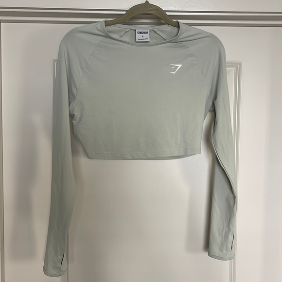 Power Up LS Crop Top